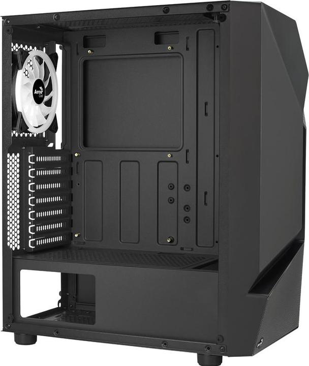 Actual product image AeroCool Scape-G-BK-v2 Midi Tower, Tempered Glass, FRGB (ATX, mATX, Mini-ITX)