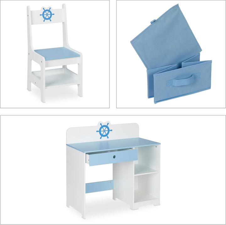 Produktbild Relaxdays Kinderschreibtisch (80 x 40 x 79.5 cm)