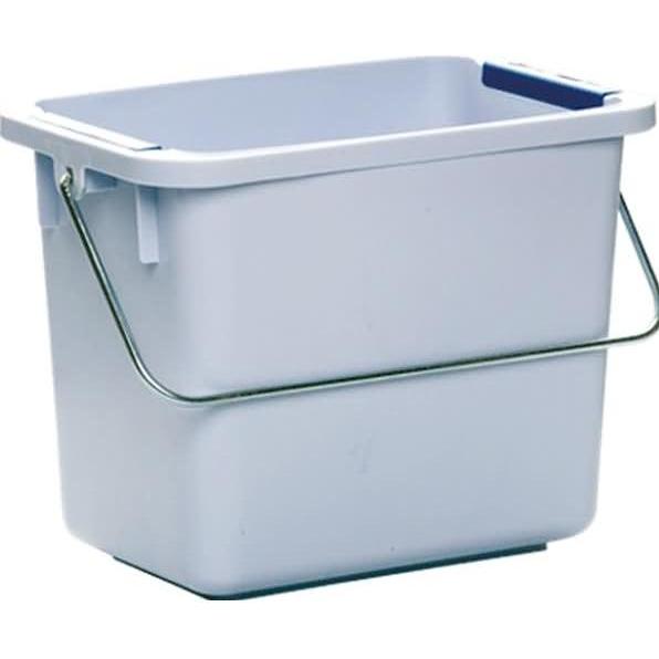 Vileda Spand Inventar 6 ltr med 2x4 farveclips,1 stk, Reinigungsutensil, Blau