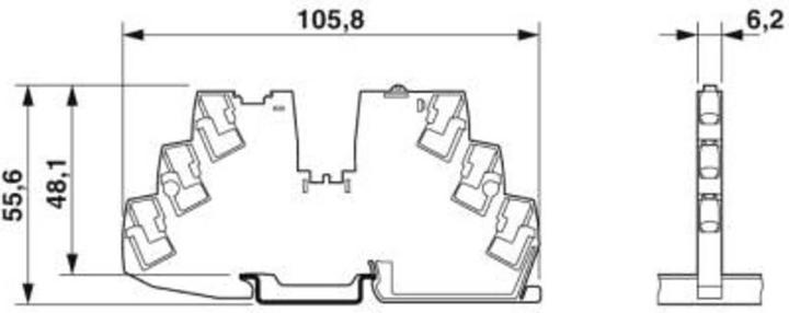 Produktbild Phoenix Geräteschutzschalter PTCB E1 24DC/6A NO