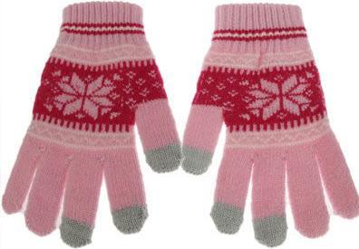 Hermex iGlove Handschuhe für TouchScreen Touch - Pink Grösse S (S)