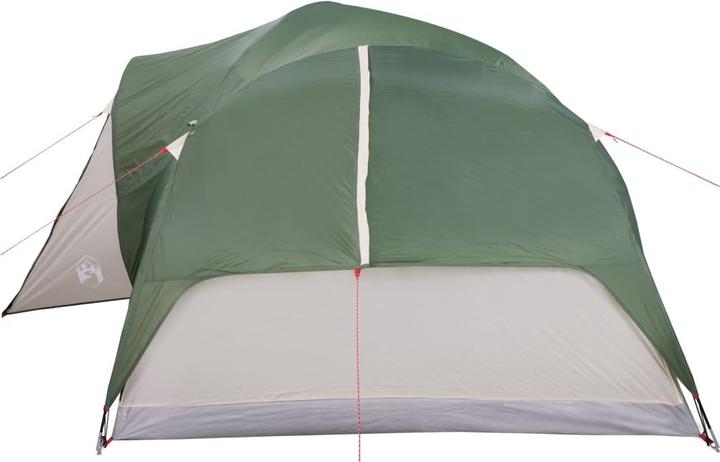 Produktbild vidaXL Campingzelt 8 Personen 360 x 430 x 195 cm 190T Taft (Kuppelzelt, 10.10 kg, 8 Personen)