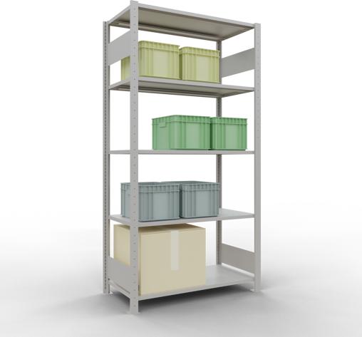 Actual product image Schulte Lagertechnik MULTIplus85 basic racking system with length ledgers