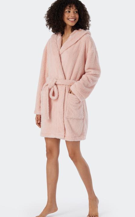 Actual product image Schiesser Teddy Fleece Morgenmantel / Bademantel (L)