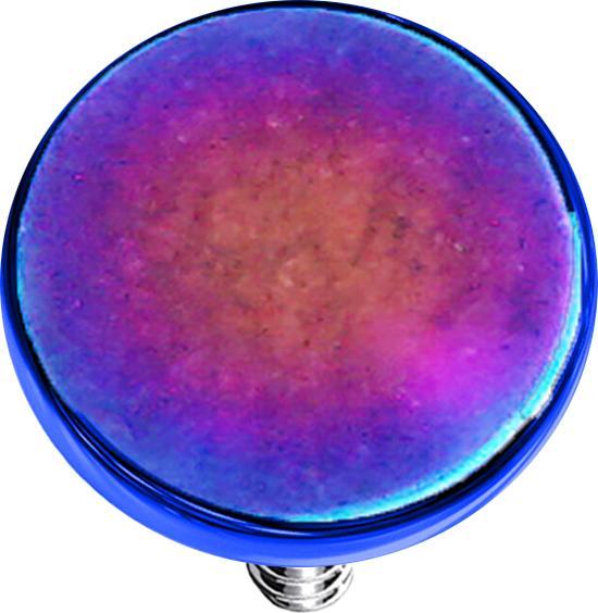 Produktbild Star Piercing Dermal Anchor Scheibe farbig mit Titanium Beschichtung (ohne Messing, Chirurgenstahl 316L)