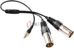 Produktbild Saramonic Rozgałęźnik audio SR-UM10-CC1 - mini Jack TRS / 2x XLR (0.35 m)