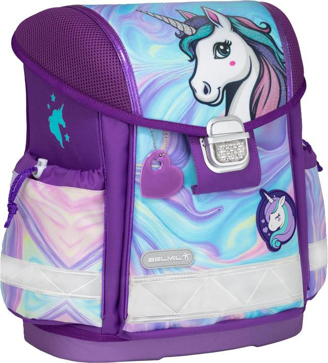 Produktbild Belmil CLASSY Schulrucksack-Set Unicorn Dream (19 l)