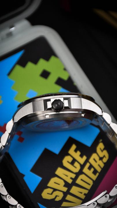 Actual product image Nubeo NB-6082-SI-11 Men's watch Quasar Automatic Limited 48mm 20ATM