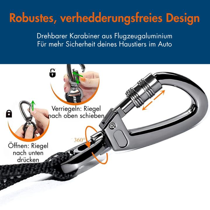 Actual product image Suba Dog safety belt for car (Dog, Reflectors, Safety closure)