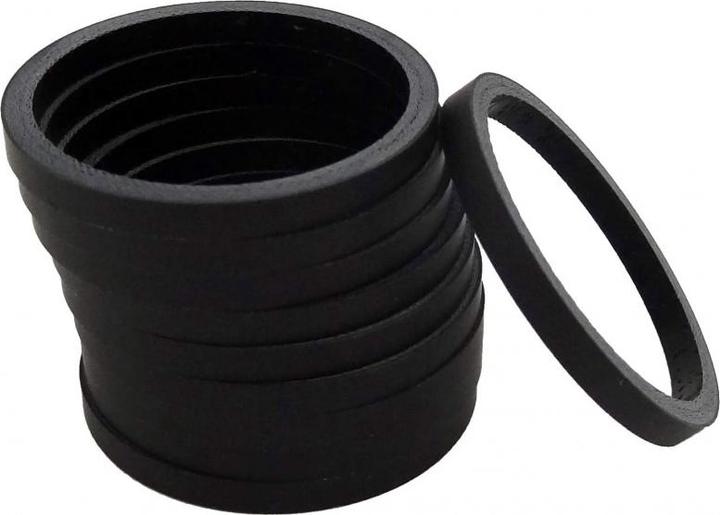 Set 8 Distanziatori Sterzo In Fibra Di Carbonio Per Bici - Spessori 1-20mm, Per Manubri 28.6mm, Leggeri E Resistenti - Foto 7