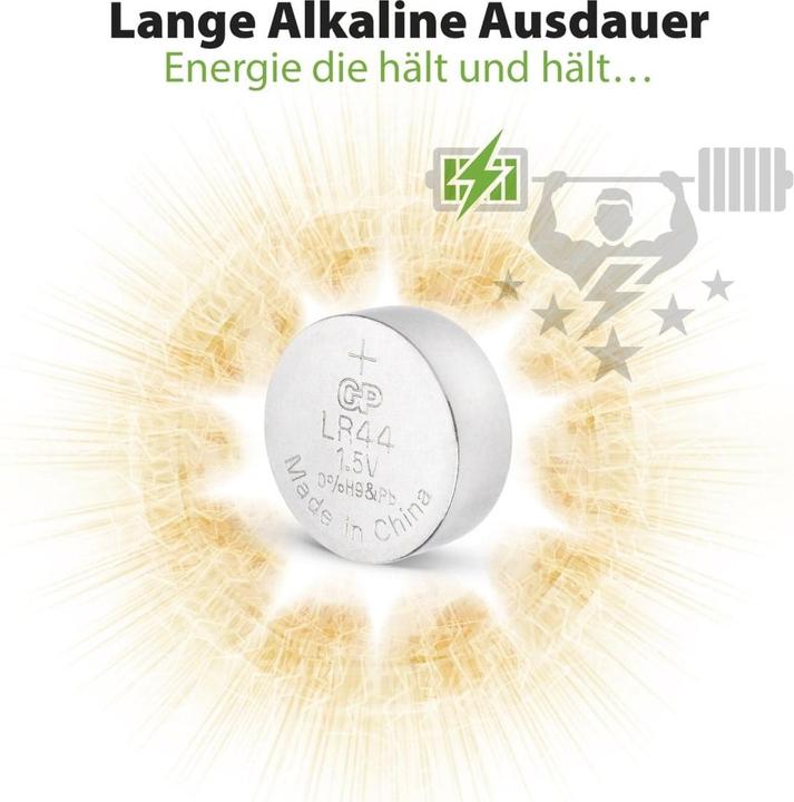 Produktbild GP Batteries Alkaline (10 Stk., LR44, 105 mAh)