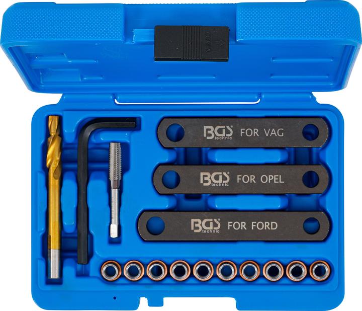 Actual product image BGS Repair Kit for Brake Threads M9 x 1.25 mm 16 pcs. (Rear brake, Brake kit)