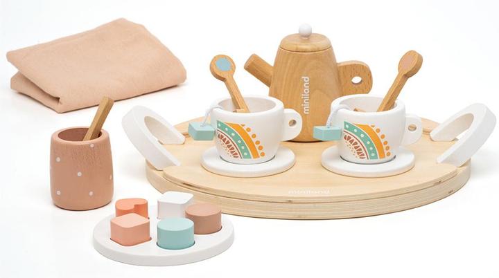 Produktbild Miniland Puppen Tee Set Aus Holz
