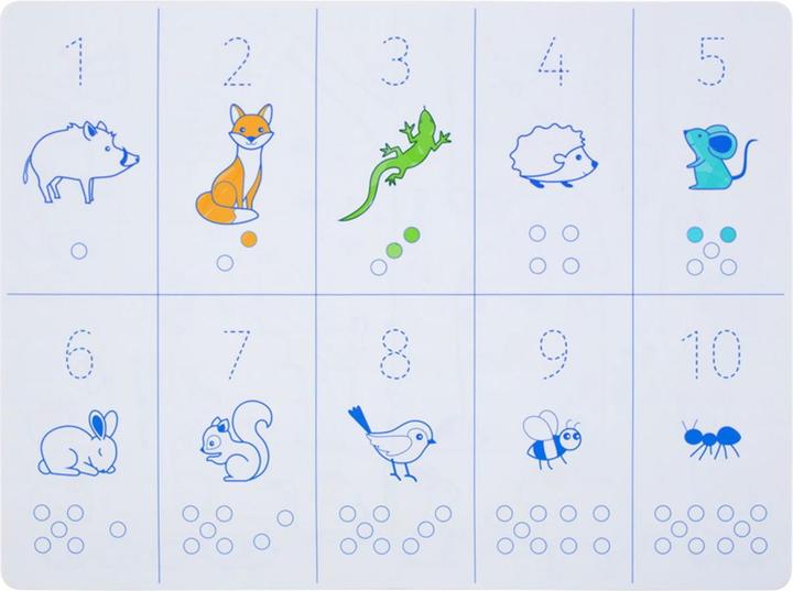 Image du produit Super Petit Tableset - Numéros (1 pcs, 40 x 30 cm)