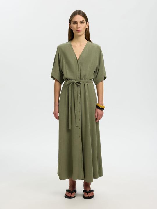 Produktbild Selected Viskosemix Maxikleid (36)