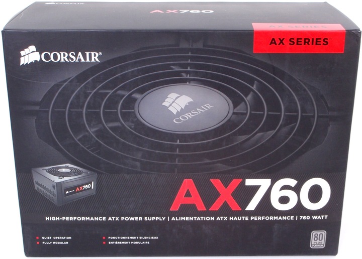 Produktbild Corsair Netzteil AX760 (760 W)