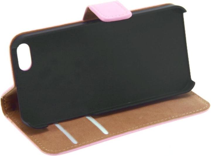 Immagine prodotto NoName Custodia a libro in pelle sottile per iPhone 6 Plus - rosa 4250710556335 (Apple iPhone 6 Plus)
