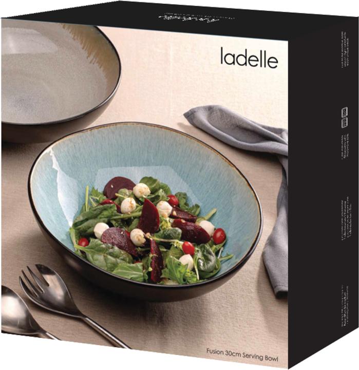 Actual product image Ladelle Fusion mocha serving plate 35.5cm