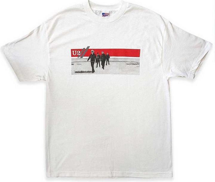 Produktbild U2 Adult Vertigo Tour 2005 Band Photo Back Print TShirt (XL)
