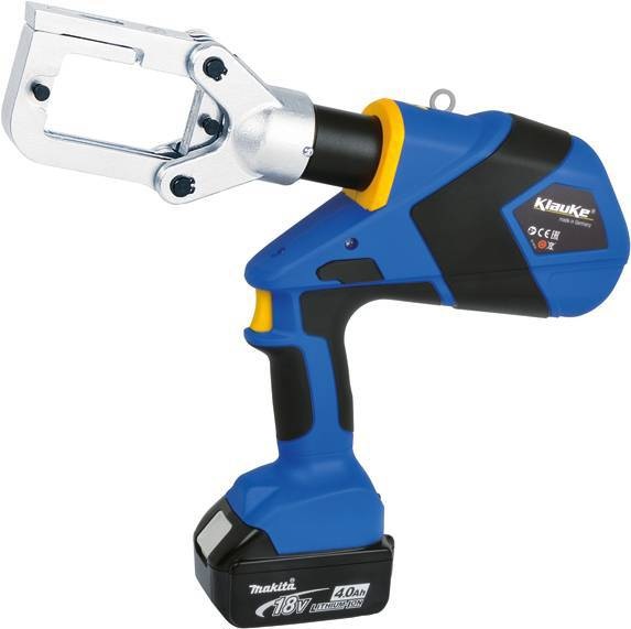Produktbild Klauke KLA EK60UNVCFM Universalwerkzeug Akkuhydr. Next Gen. 6-300qmm Makita Akku 4Ah