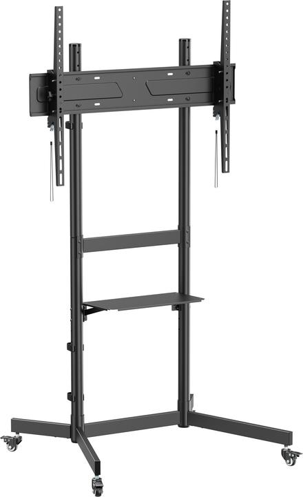 Actual product image equip TV-Wagen ECO 55"-100"/ 1TFT 70kg H.verstellbar sw (70 kg, 55" - 100")