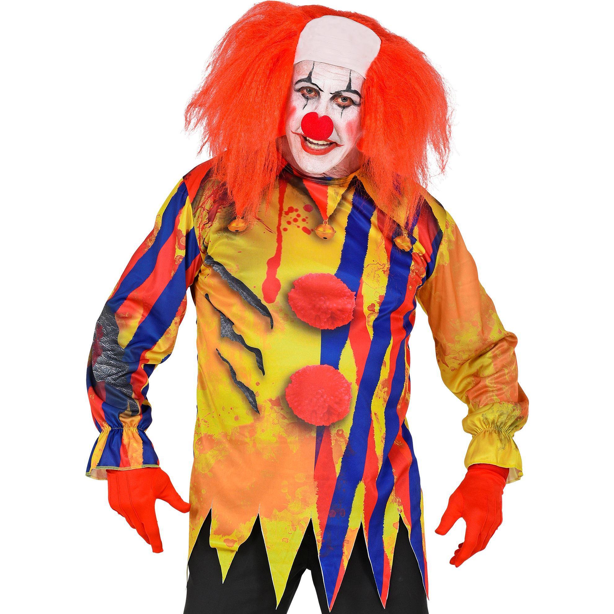 Thumbnail - Widmann KILLERCLOWN (fotorealistisch bedrucktes Langarmshirt), XL/XXL (L, XL)