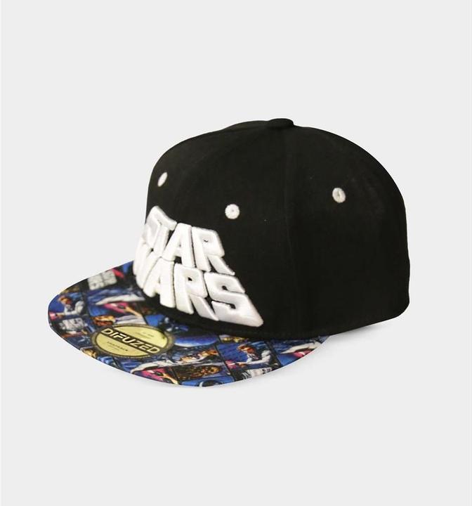 Actual product image Star Wars AllOver Print Poster Snapback Cap (One size)