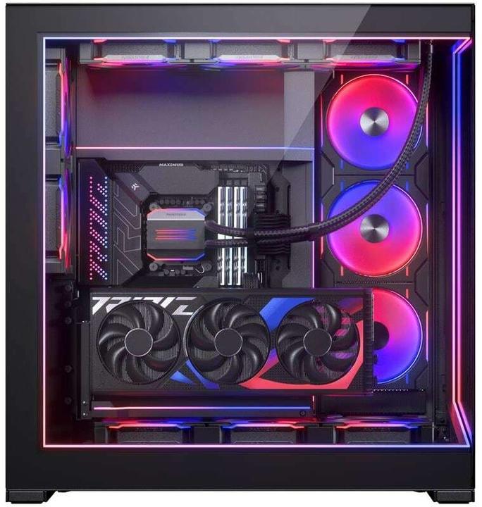 Produktbild Phanteks NV9 Premium DRGB Kit + Power-Hub, 3x für Aussenrahmen, 1x Mainboard Kabel-Cover (Blau, Grün, Rot)