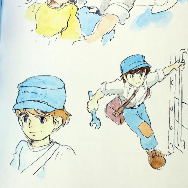 Produktbild Abrams & Chronicle Das Schloss im Himmel Skizzenbuch Sheeta & Pazu Flexi (Blanko, Weicher Einband)