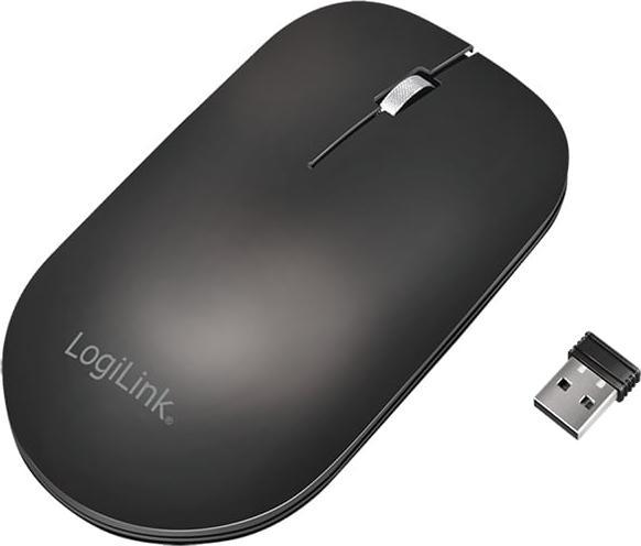 Actual product image LogiLink Kabellose Maus, 2,4 GHz, USB-A-Dongle, schwarz (Wireless)