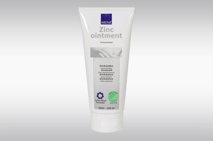 Actual product image Abena Skincare zinc ointment without perfume (Body cream, 100 ml)