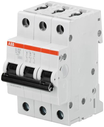 Actual product image ABB Circuit breaker AC D 25A 3p 230V 2CDS253001R0251