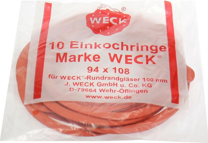 Actual product image Weck Rubber Rings (10 pcs., 2 l)