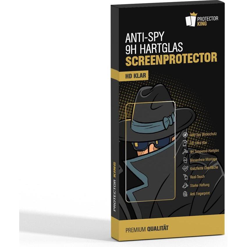 Protectorking 2x Echtes Tempered 9H Panzerhartglas Blickschutz (2 Stück, Xiaomi 13), Smartphone Schutzfolie