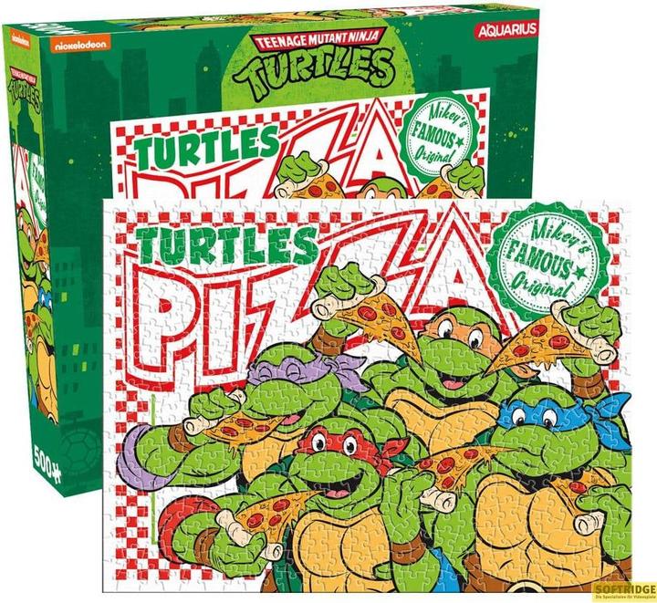 Aquarius Tortues Ninja puzzle Pizza (500 pièces) (500 pieces)