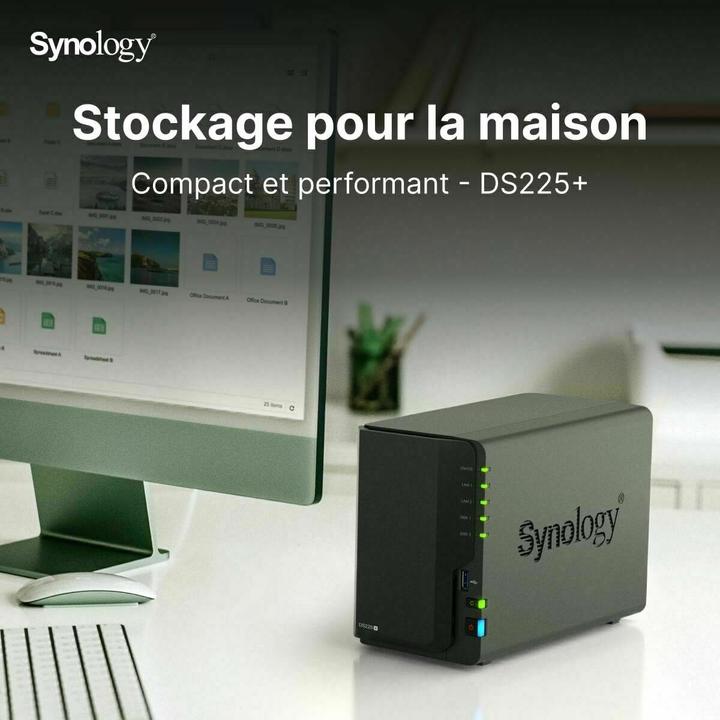 Actual product image Synology DS225+ (0 TB)