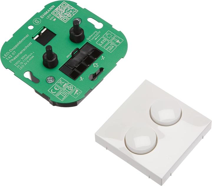 Image du produit Ehmann Double variateur LED encastré