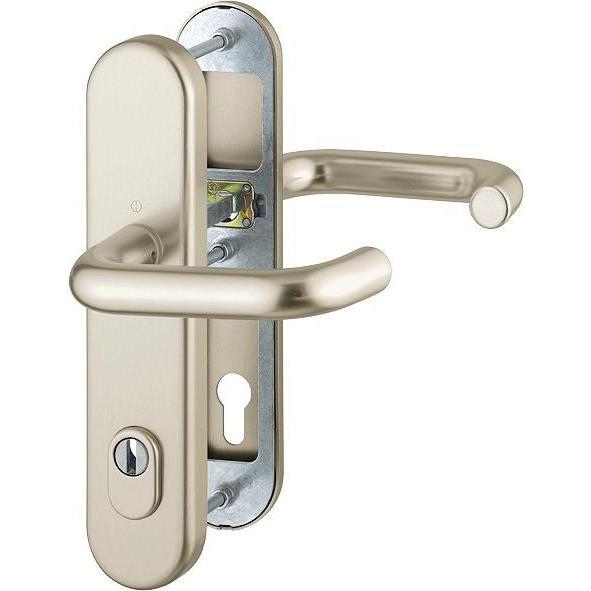 Hoppe, Türgriff + Fenstergriff, Paris 86G/3332ZA/3310/138L Drückergarnitur 92mm F2 (Türgarnitur)