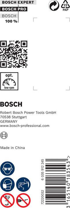 Actual product image Bosch Professional Zubehör PRO Wood Wood auger bit, 18 x 385 x 450 mm (11.1 mm)