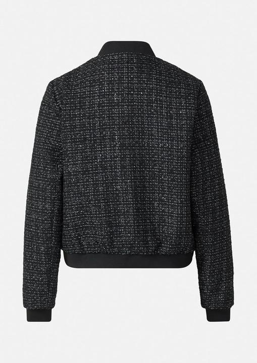 Actual product image Comma Indoor-Jacke Kurzer Blouson mit dezentem Glitzergarn (36)