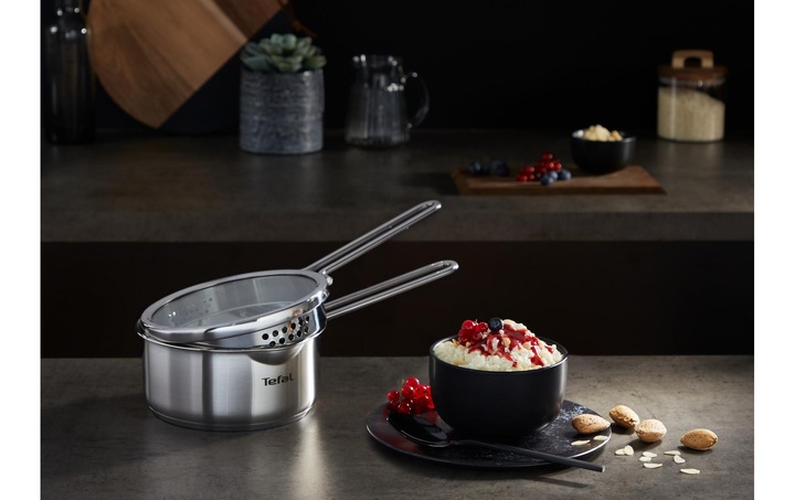 Actual product image Tefal Saucepan Nordica 16 cm (16 cm, Pot, Stainless steel)