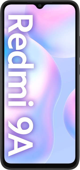 Actual product image Xiaomi Redmi 9A (32 GB, Granite Grey, 6.53", Hybrid Dual SIM, 13 Mpx, 4G)