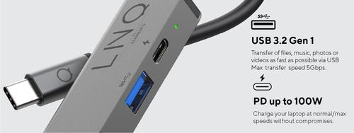 Produktbild LINQ Connects 3in1 USB-C Multiport Hub (USB-C, 1 Port)
