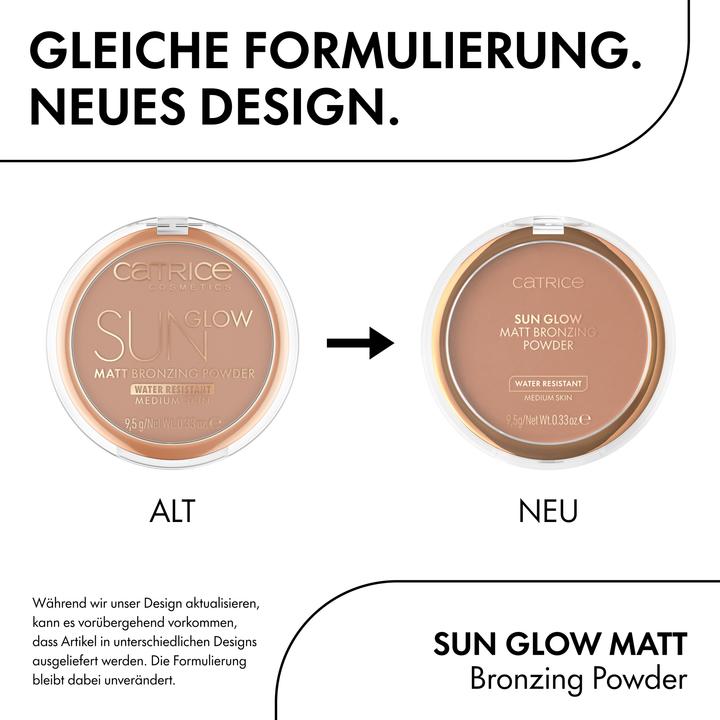 Produktbild Catrice Sun Glow Matt Bronzing Powder (030 Medium Bronze, Bronzer, 9.50 g)