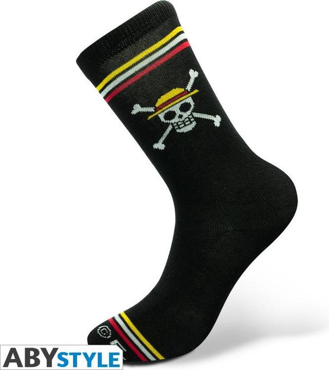 Produktbild One Piece - Socks - Black - Skull (Einzelpack, 38 - 43)