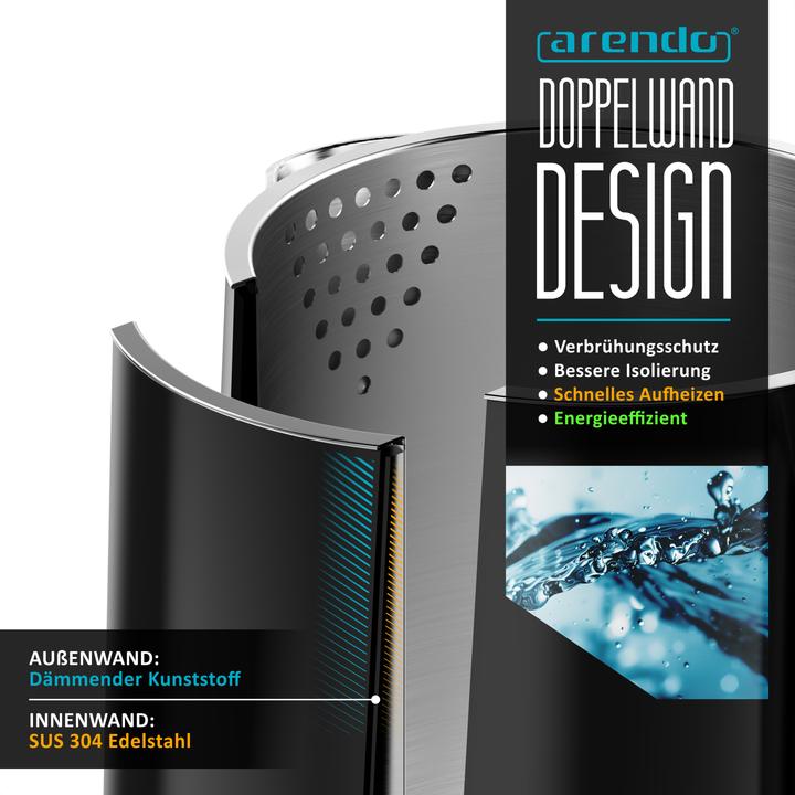 Image du produit Arendo Wasserkocher (1.70 l)