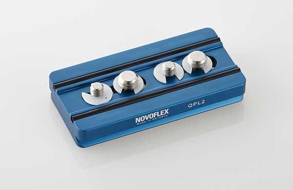 Immagine prodotto Novoflex QPL 2, piastra di fissaggio con 84mm di lunghezza (Piastra a sgancio rapido per treppiede)