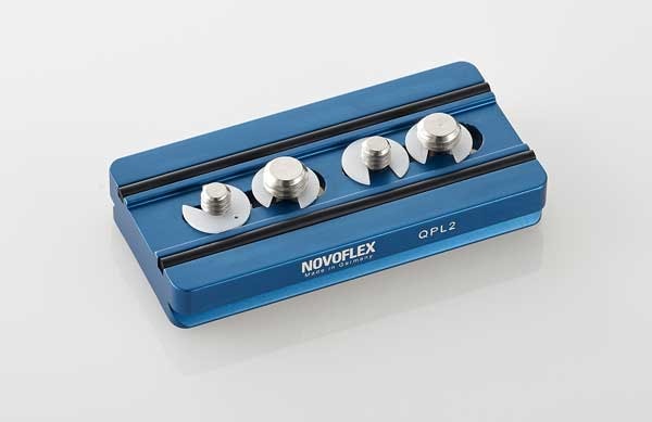 Actual product image Novoflex QPL 2, clamping plate with 84mm length (Tripod quick-release plate)