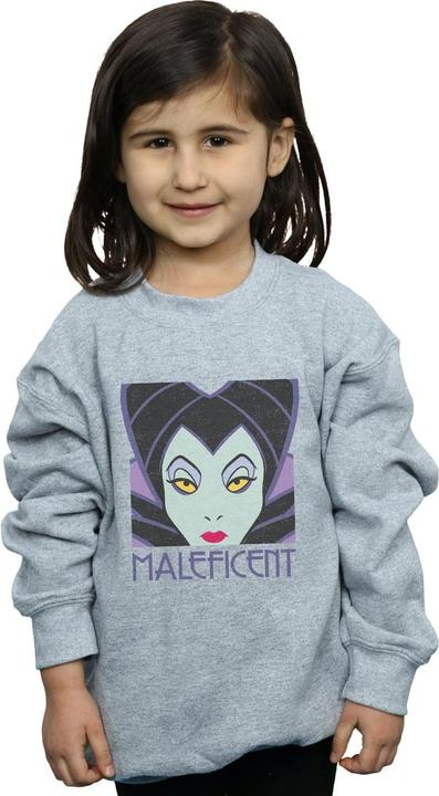 Immagine prodotto Disney Maleficent Cropped Head Felpa Ragazze (140, 146)