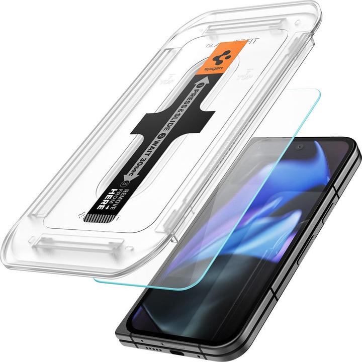 Actual product image Spigen EZ Fit Tempered Glass Clear Screen Protector Google Pixel 9 Pro Fold 2-Pack (2 pcs., Google Pixel 9 Pro Fold)